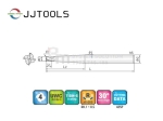 4JJTC ( Dao phay ngón bo góc, cổ dài, 4 ME) - JJTOOLS